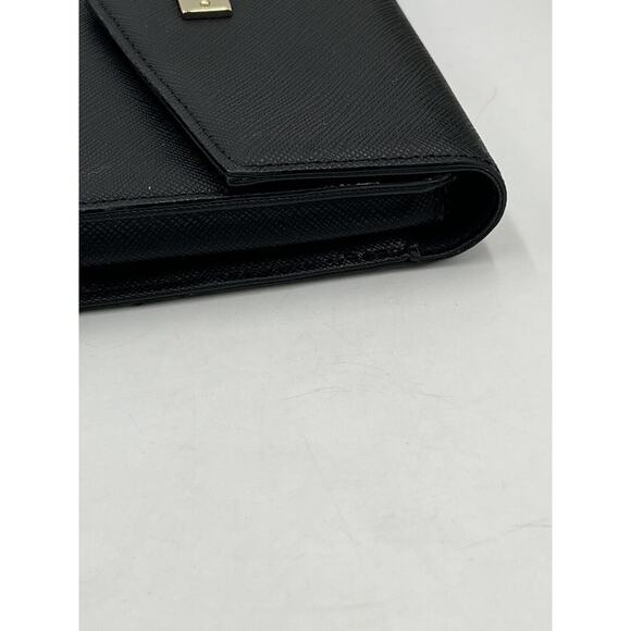 Kate Spade New York Saffiano Wristlet For Devices up to 5.7" Black Wallet Clutch - Picture 11 of 14